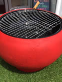 BBQs of various types and colours.