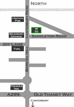 Whitstable Map
